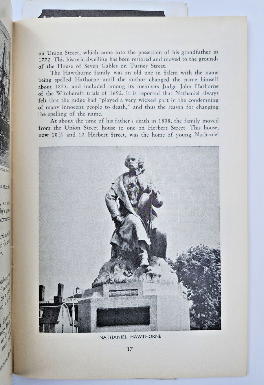 VTG 1976 Salem MA Bicentennial Brochure Ephemera Lot Witch Museum Map Maritime - Picture 13 of 16